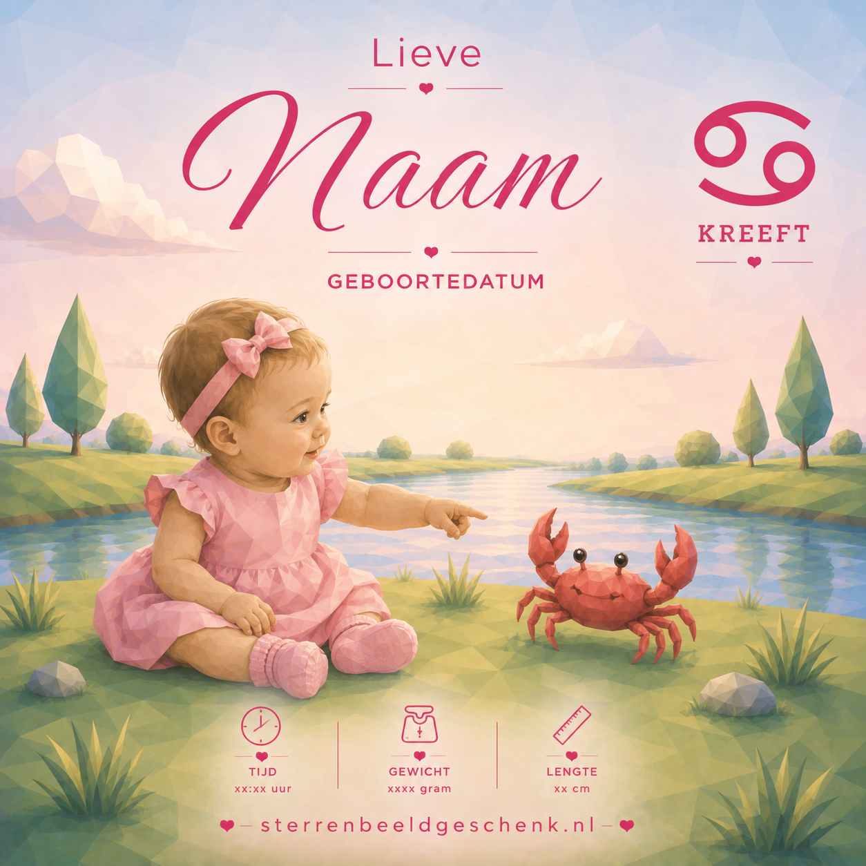 Tweeling met symbool