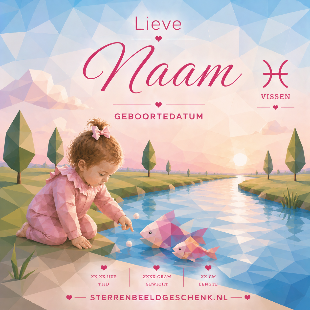 Vissen met symbool