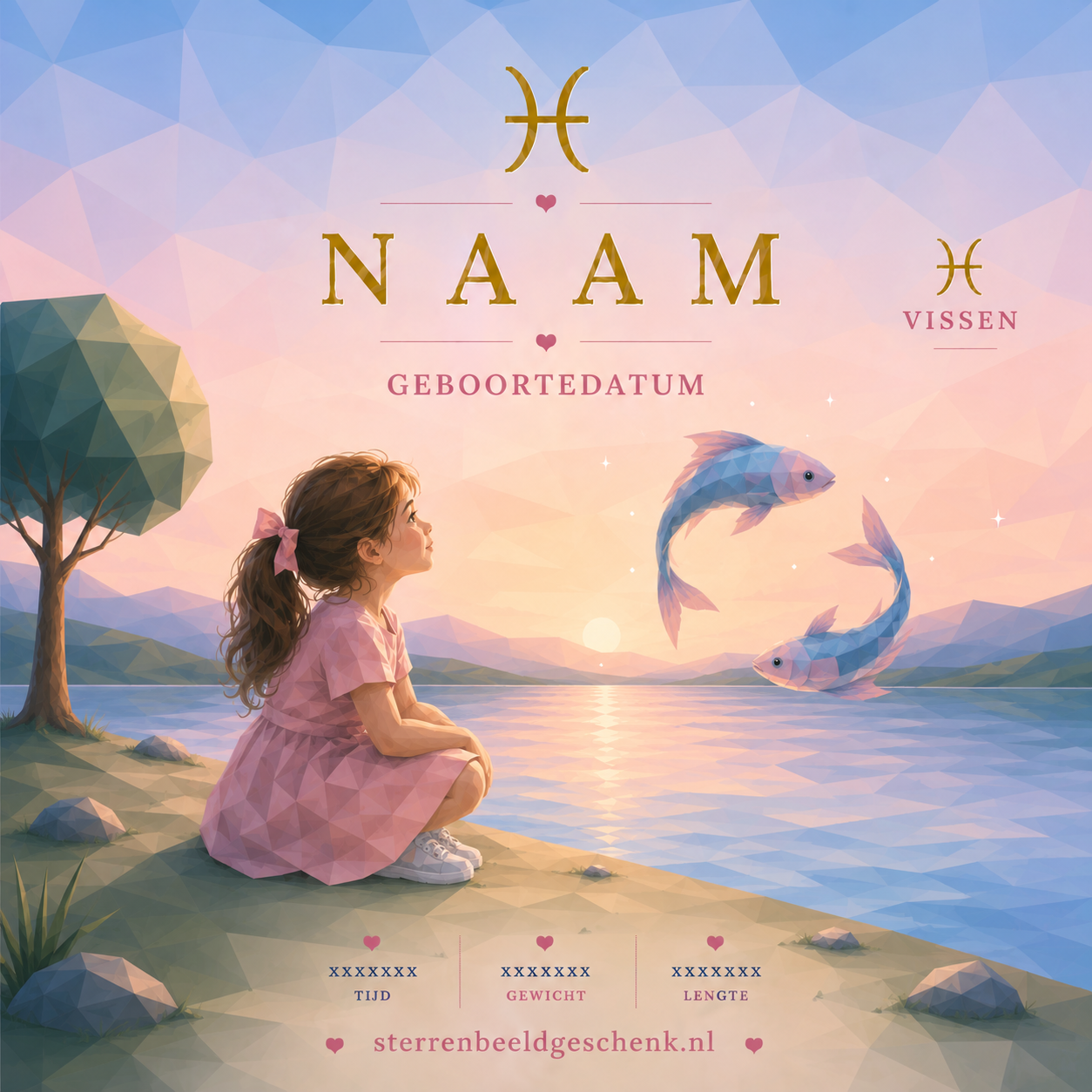 Vissen met symbool